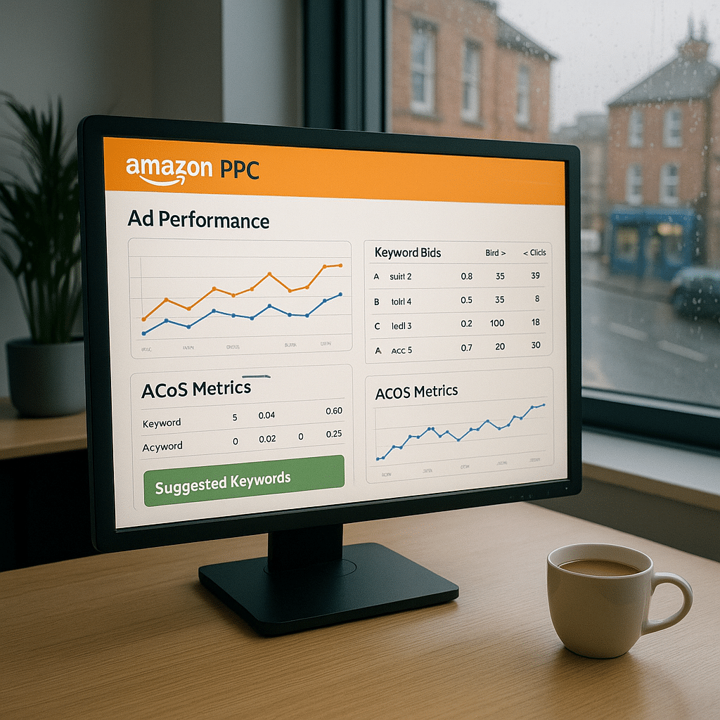 Amazon PPC strategies dashboard for UK sellers